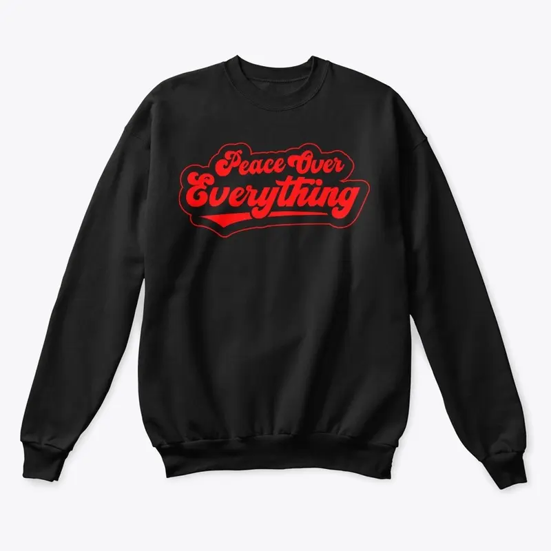 Red P.O.E. Logo Sweatshirts